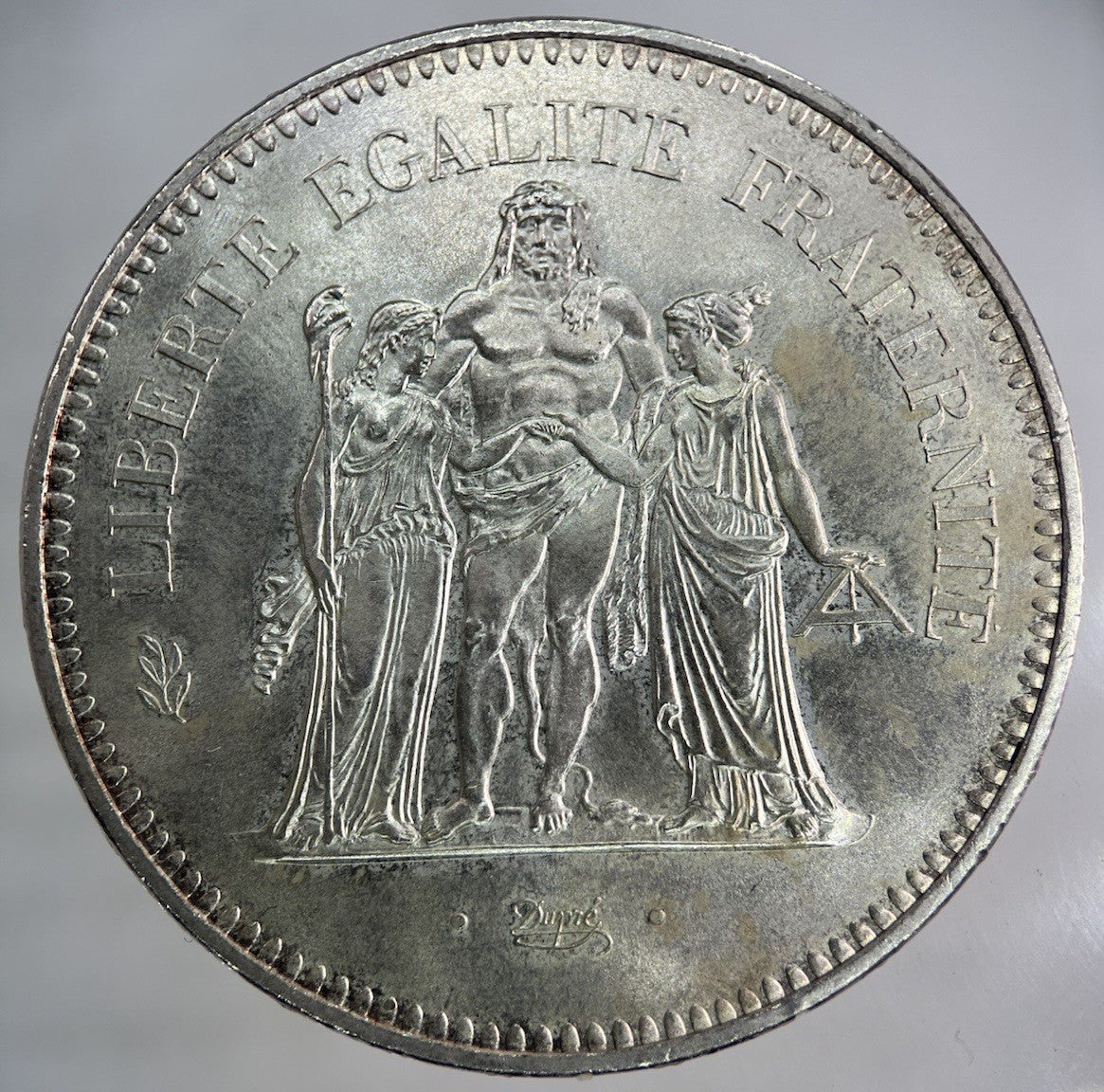 1974 France 50 Francs Silver Coin | Very High Grade
