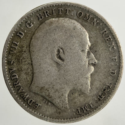1909 Edward VII Threepence Silver Coin | Collectable Grade
