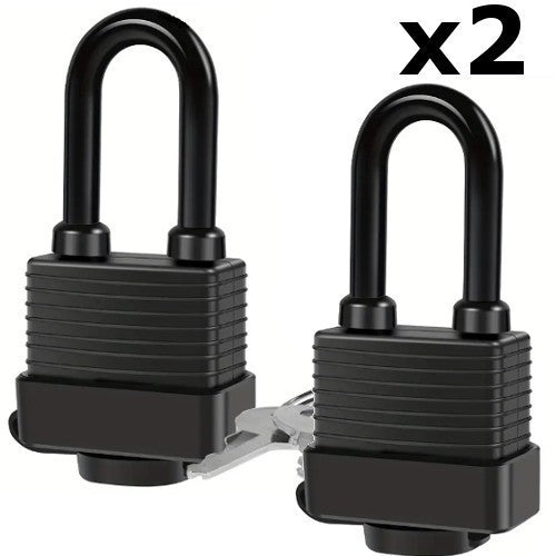 1 Heavy - Duty Stainless Steel Waterproof Padlock Lock Metal Security UK Stock