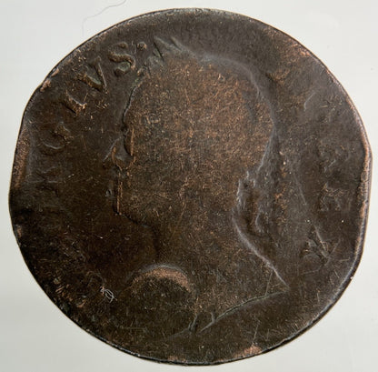 1754 George II 2nd Farthing Coin | Collectable Grade