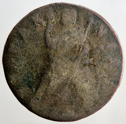 British William 3rd III & Mary Farthing Coin | Fair Grade