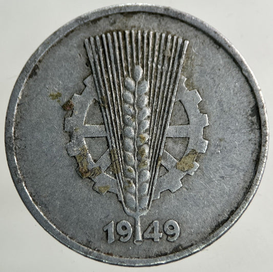 1949 Germany 10 Pfennig Coin | Fine Collectable Grade