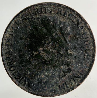 1897 Victoria Farthing Coin | Fair Grade