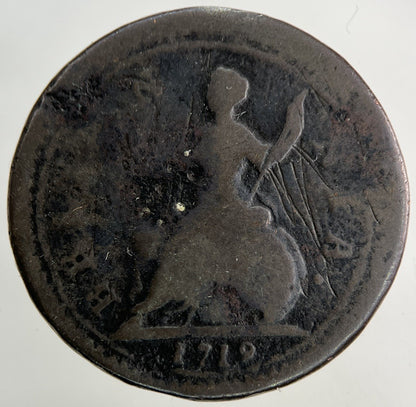 1719 George I 1st Farthing Coin | Collectable Grade