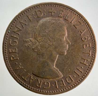 1962 Elizabeth II 2nd One Penny Coin | Fine Collectable Grade
