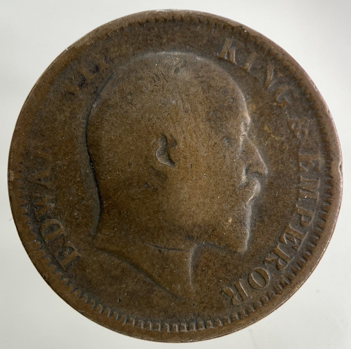 1910 India One 1/4 Quarter Anna Coin | Collectable Grade
