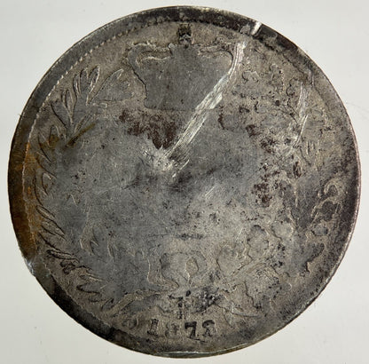 1878 Victoria Shilling Silver Coin | Fair Grade