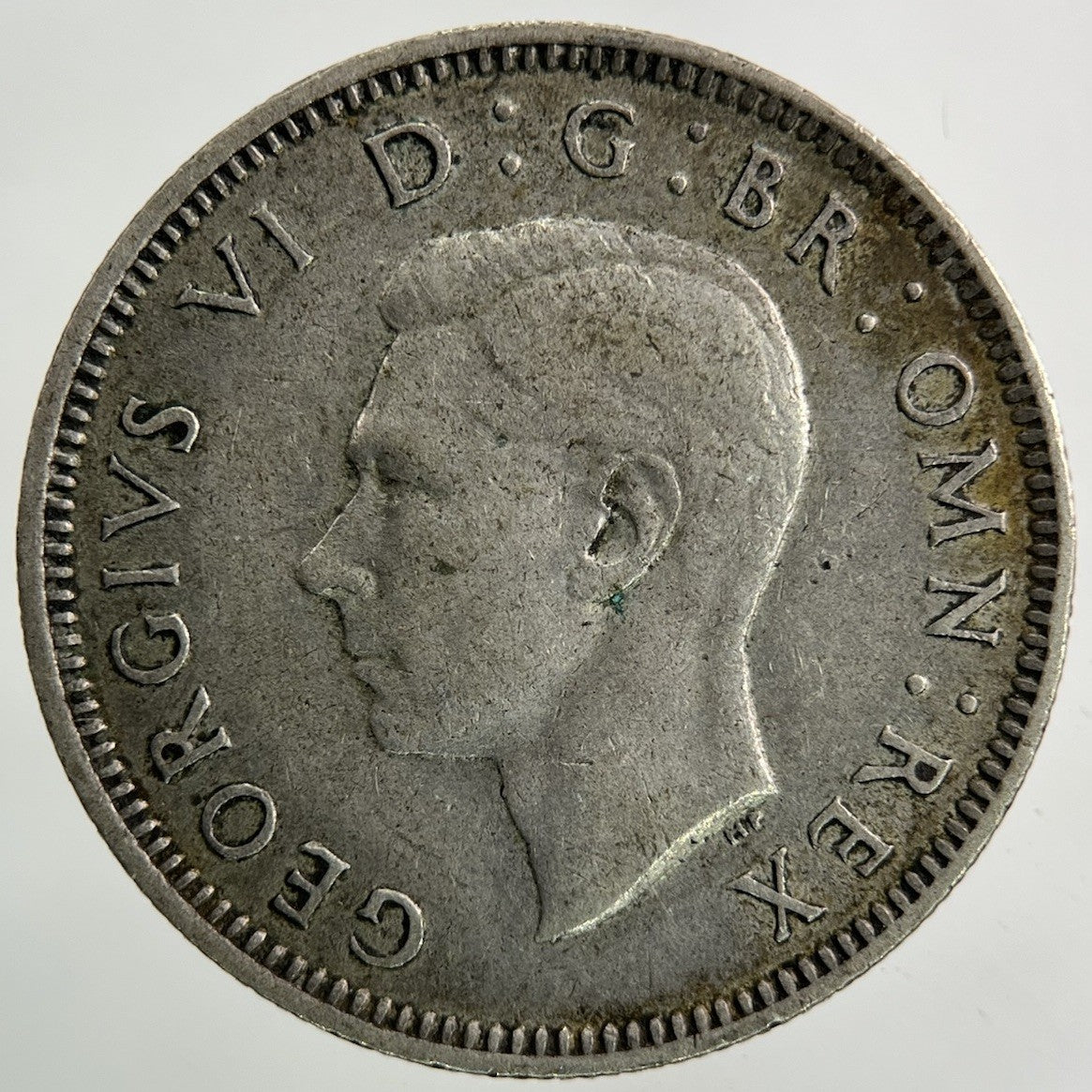 1942 George VI Shilling Silver Coin | Fine Collectable Grade