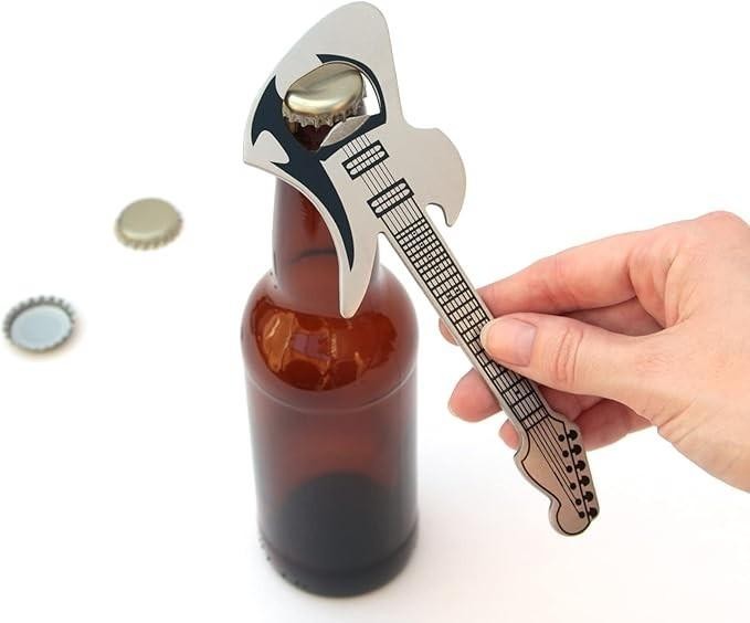 Metal Rock Electric Guitar Bottle Opener Premium Gift UK
