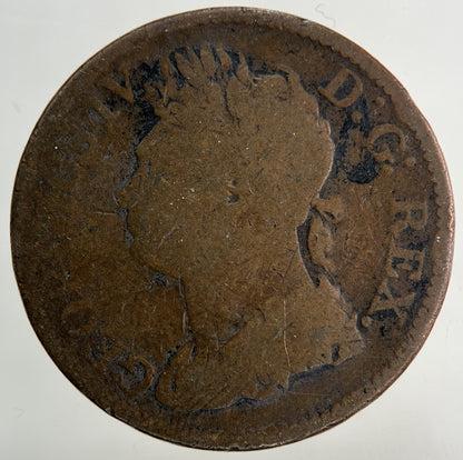 1822 Irish Half - Penny Coin | Collectable Grade