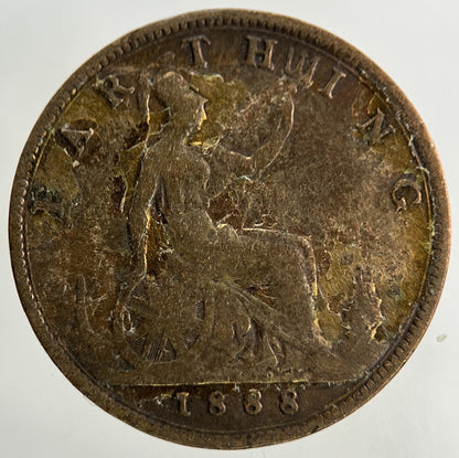 1888 Victoria Farthing Coin | Collectable Grade