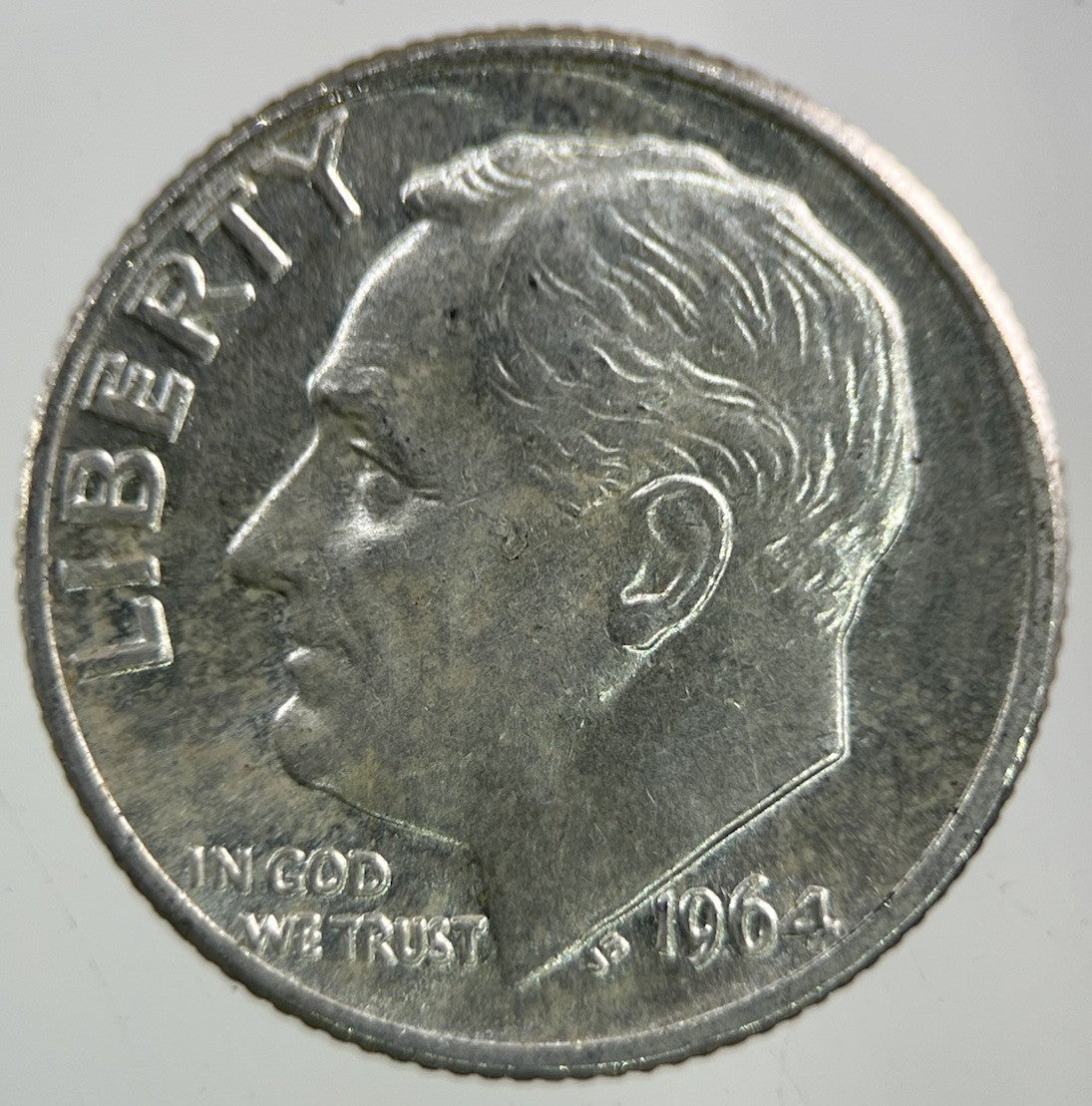 1964 US USA Roosevelt Dime Silver Coin | Very High Grade