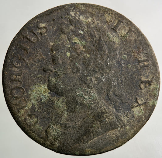 1743 George II 2nd Half - Penny Coin | Fine Collectable Grade