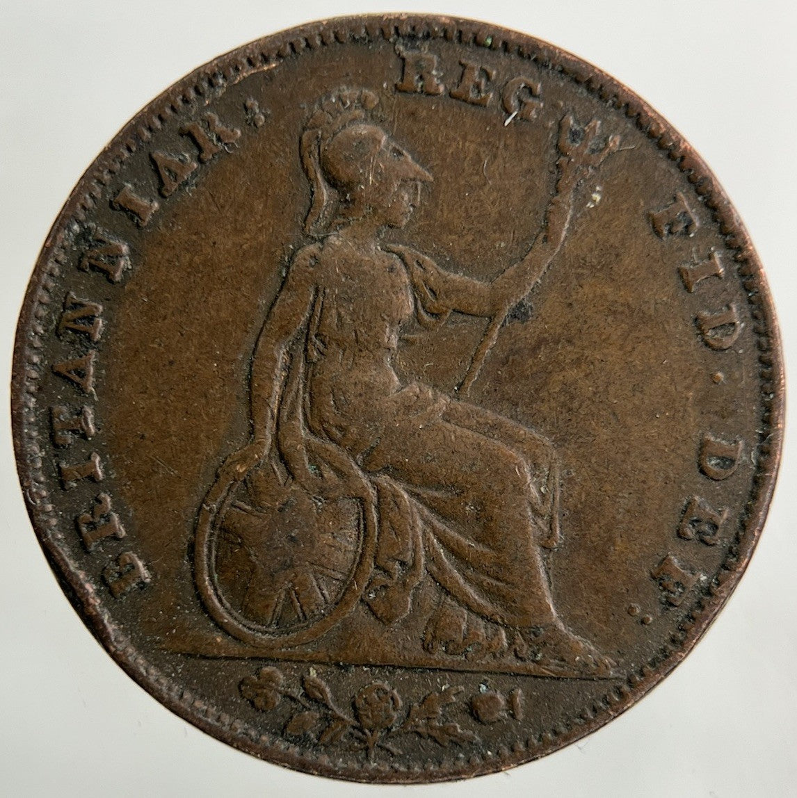 1850 Victoria Farthing Coin | Fine Collectable Grade