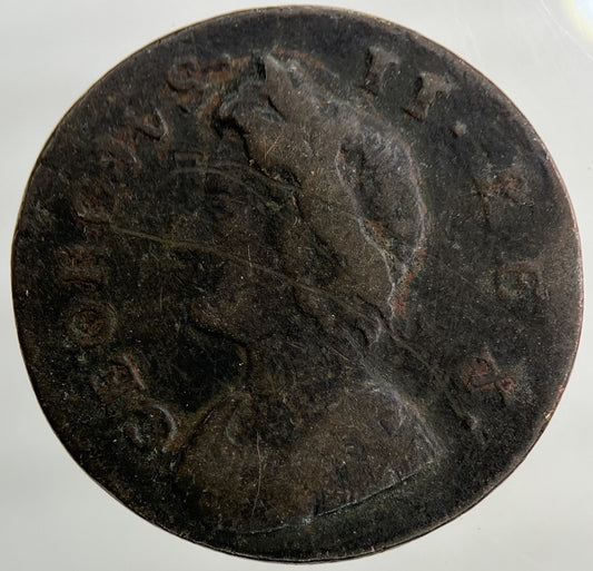 1736 George II 2nd Farthing Coin | Collectable Grade