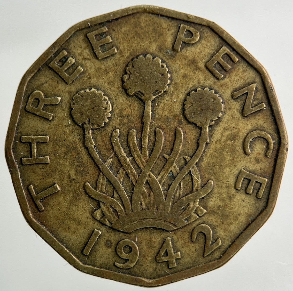 1942 George VI Threepence Coin | Collectable Grade