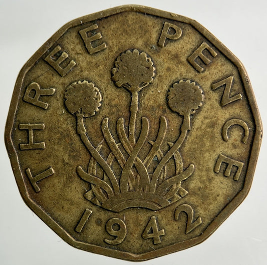 1942 George VI Threepence Coin | Collectable Grade