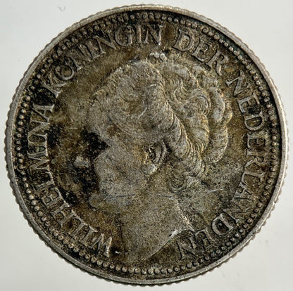 1939 Netherlands 25 Cents Silver Coin | Collectable Grade
