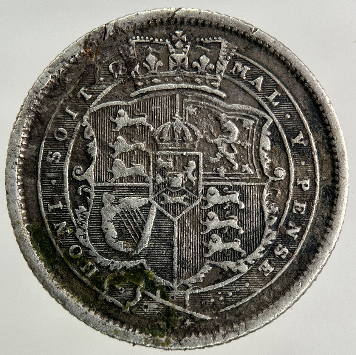 1817 George III 3rd One Shilling Silver Coin | Very High Grade