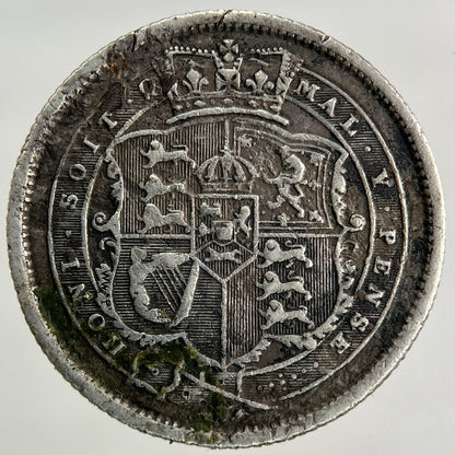 1817 George III 3rd One Shilling Silver Coin | Very High Grade