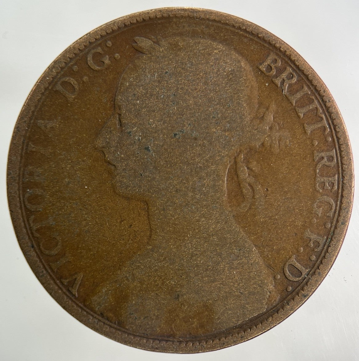 1893 Victoria One Penny Coin | Collectable Grade