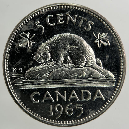 1965 Canada 5 Cents Coin | Very High Grade