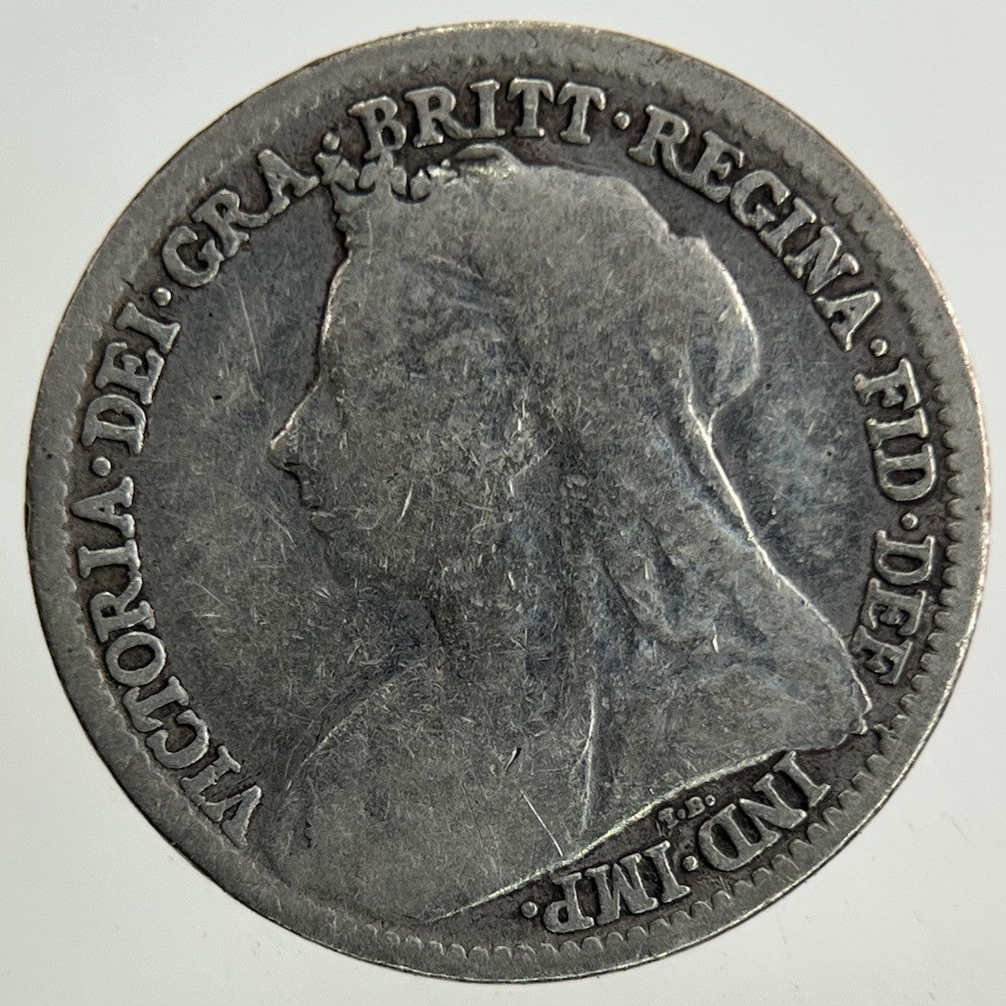 1895 Victoria Threepence Silver Coin | Collectable Grade