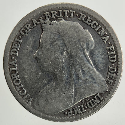 1895 Victoria Threepence Silver Coin | Collectable Grade