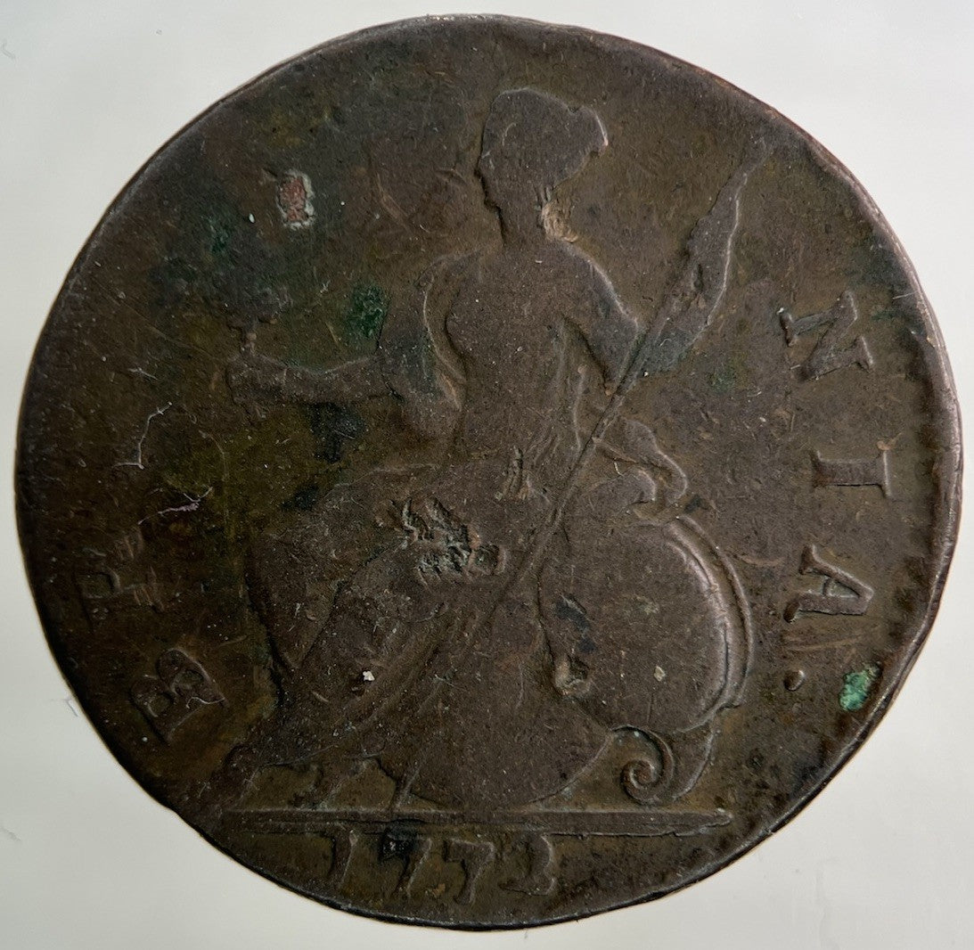 1772 George III 3rd Half - Penny Coin | Collectable Grade