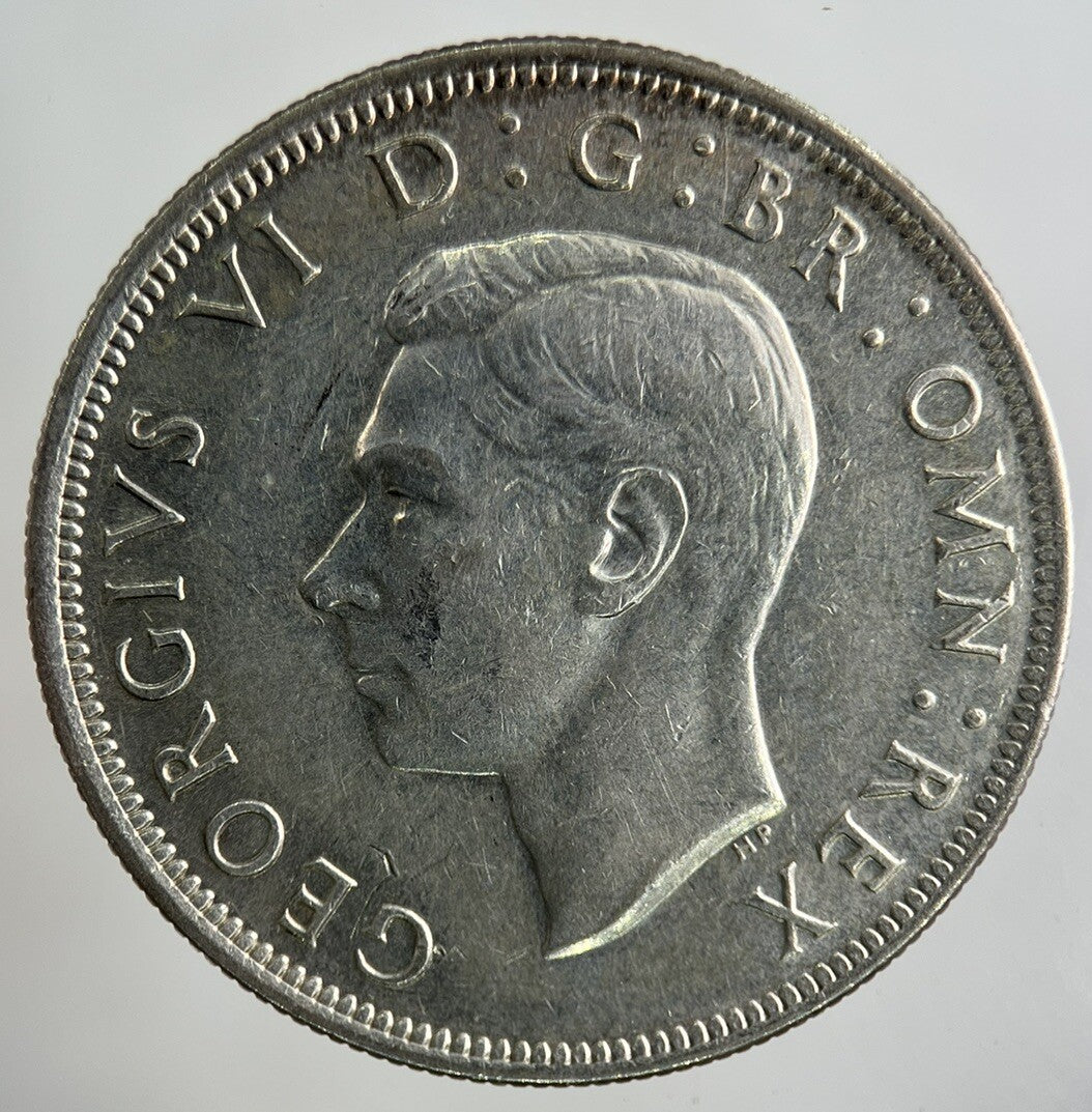 1944 George VI Half - Crown Silver Coin | Fine Collectable Grade