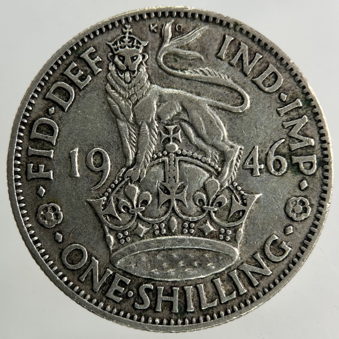 1946 George VI Shilling Silver Coin | Fine Collectable Grade