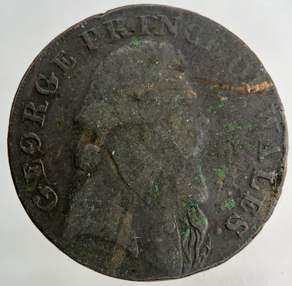 1794 Essex George Prince Of Wales Half - Penny Coin | Collectable Grade