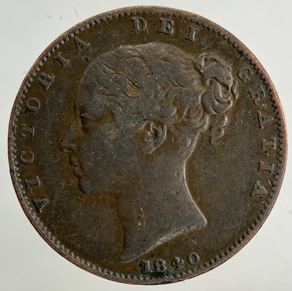 1840 Victoria Farthing Coin | Fine Collectable Grade