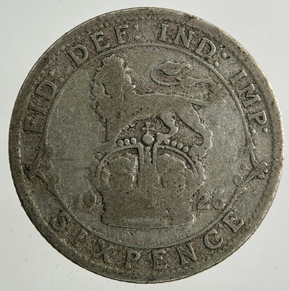 1926 George V Sixpence Silver Coin | Collectable Grade