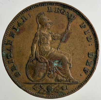 1839 Victoria Farthing Coin | Fine Collectable Grade