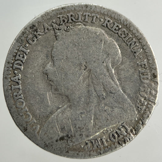 British Victoria Threepence Silver Coin | Fair Grade