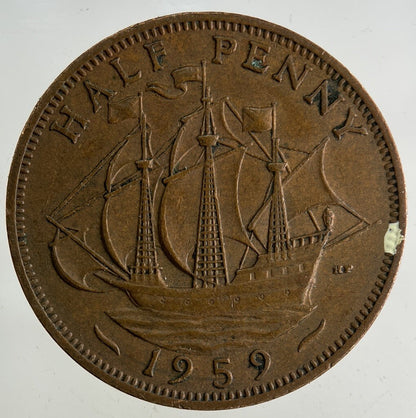 1959 Elizabeth II 2nd Half - Penny Coin | Fine Collectable Grade