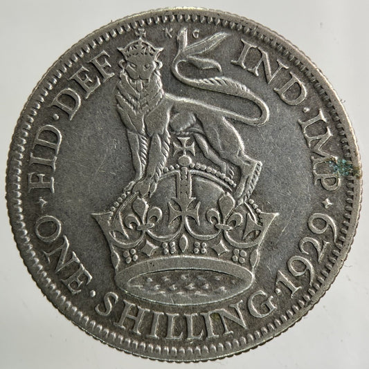 1929 George V Shilling Silver Coin | Collectable Grade