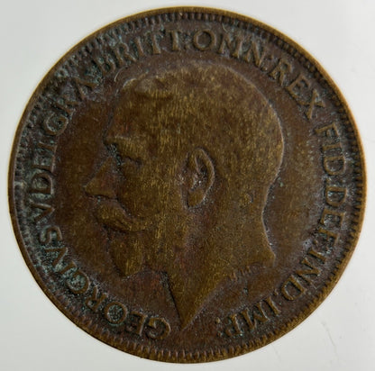1919 George V Farthing Coin | Collectable Grade