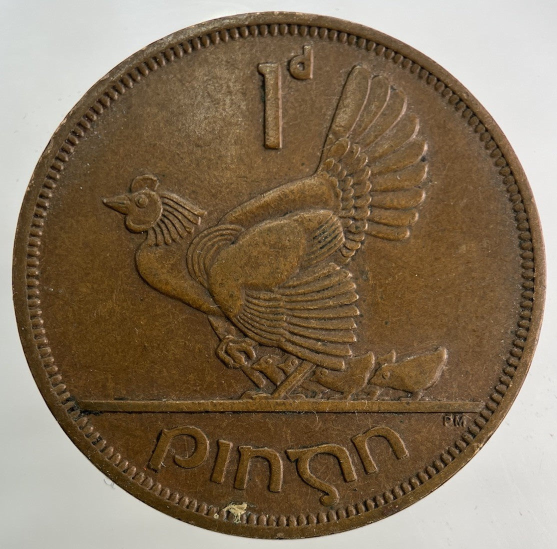 1950 Irish Ireland One Penny Coin | Fine Collectable Grade