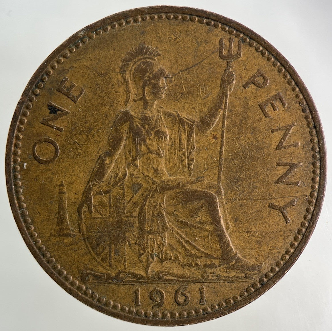 1961 Elizabeth II 2nd One Penny Coin | Fine Collectable Grade
