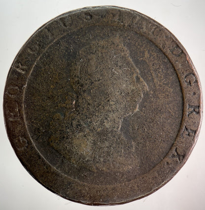 1797 George III 3rd Cartwheel One Penny Coin | Collectable Grade