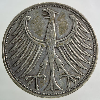 1951 Germany 5 Mark Silver Coin | Fine Collectable Grade