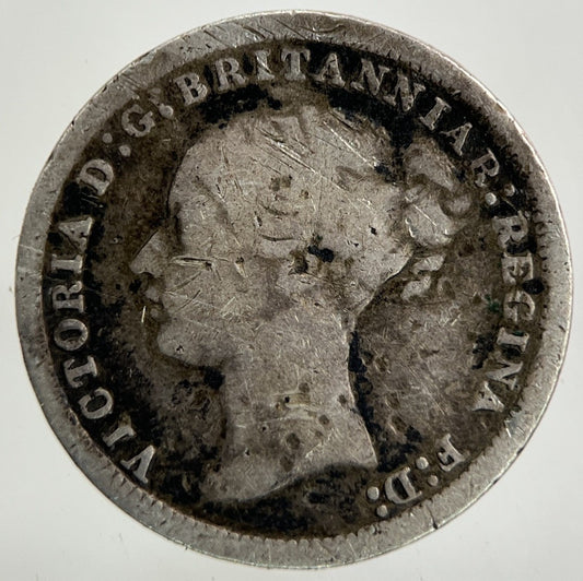 1873 Victoria Threepence Silver Coin | Collectable Grade