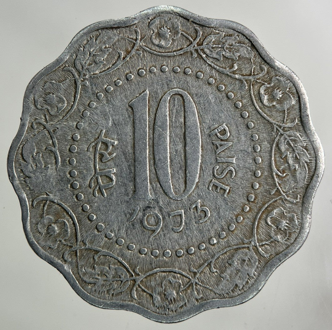 1973 India 10 Paise Coin | Fine Collectable Grade
