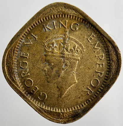 1944 India 1/2 Anna Coin | Fine Collectable Grade | a2537