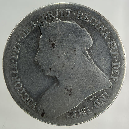 1899 Victoria One Shilling Silver Coin | Collectable Grade
