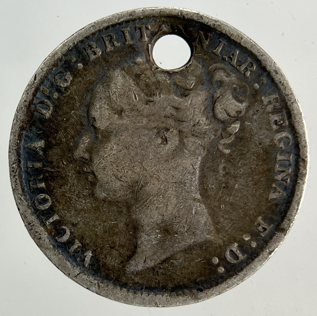 1884 Victoria Threepence Silver Coin | Collectable Grade