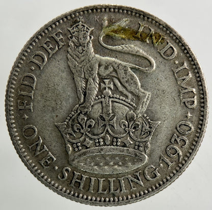 1930 George V Shilling Silver Coin | Collectable Grade