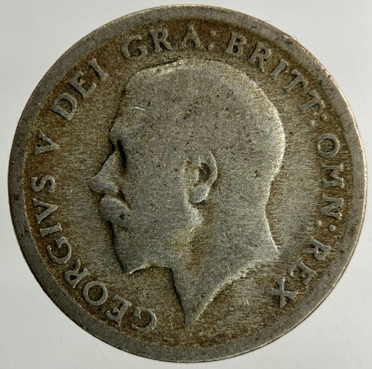 1921 George V Sixpence Silver Coin | Fair Grade